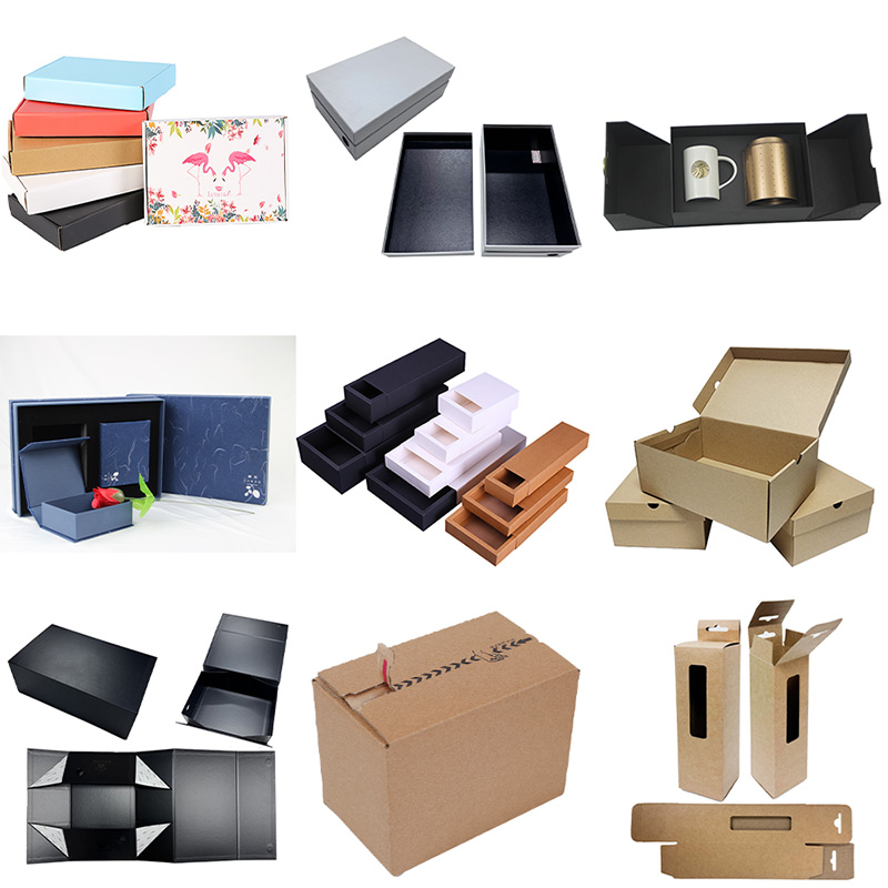 Cutie de hârtie reciclată personalizată – Ambalaj ecologic kraft și sticla