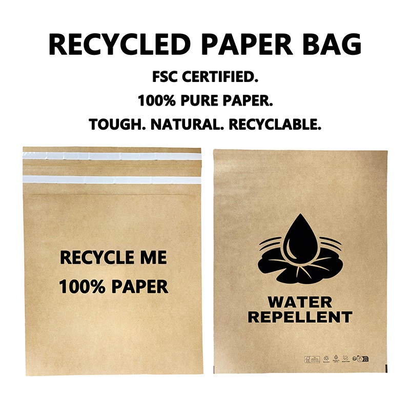 Punga de corespondență personalizată din hârtie reciclată ajută mărcile să reducă deșeurile de ambalaje din plastic