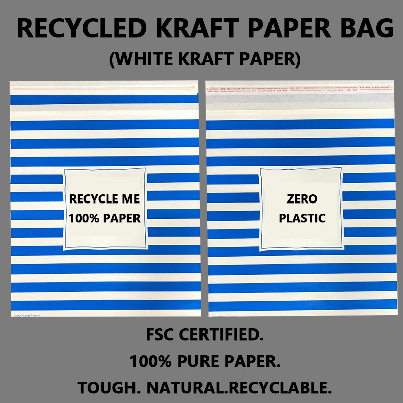Zeal X introduce pungi personalizate din hârtie kraft albă reciclată pentru a sprijini soluțiile de ambalare durabile