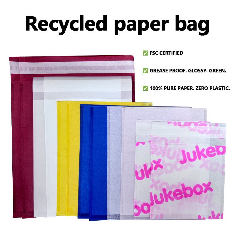 Pungi de hârtie reciclată personalizate